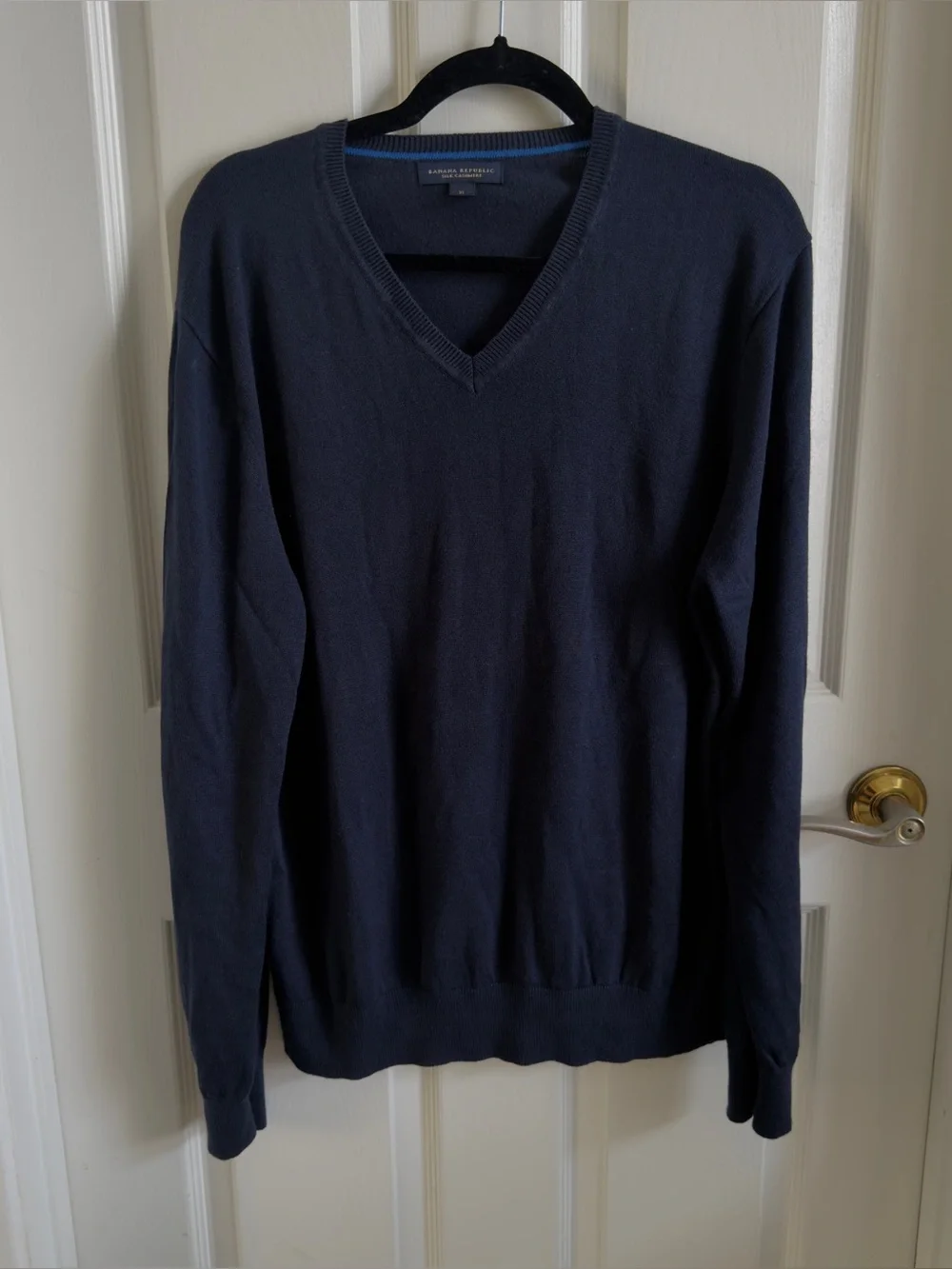 Banana Republic Silk Cashmere V-Neck Sweater